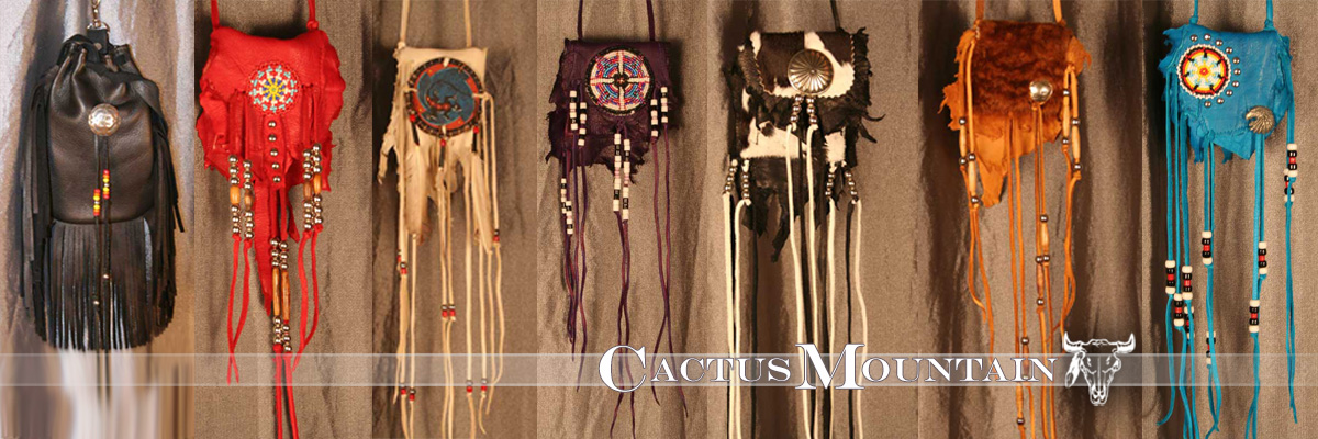 Medicine Bags - Our fringed medicine bags are hand crafted in the USA