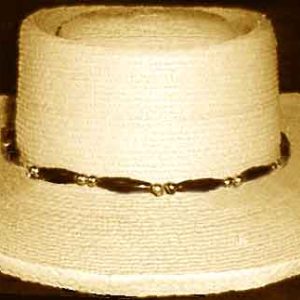 Single Strand Beaded Hat Bands with Conchos Handmade in the USA