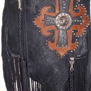 Fringed Deerskin Purse/Handbag - Crusader