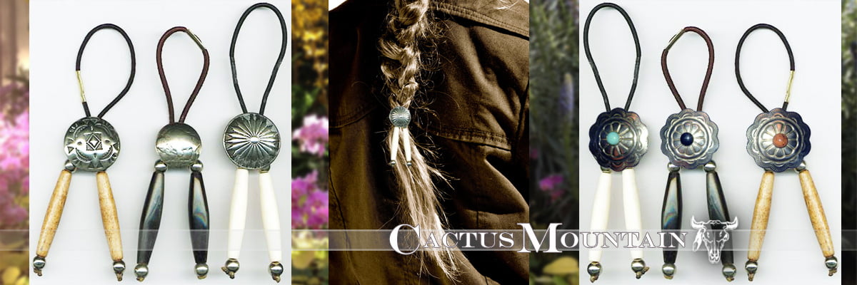 Hair ties beaded with concho our hair ties are hand crafted in the USA