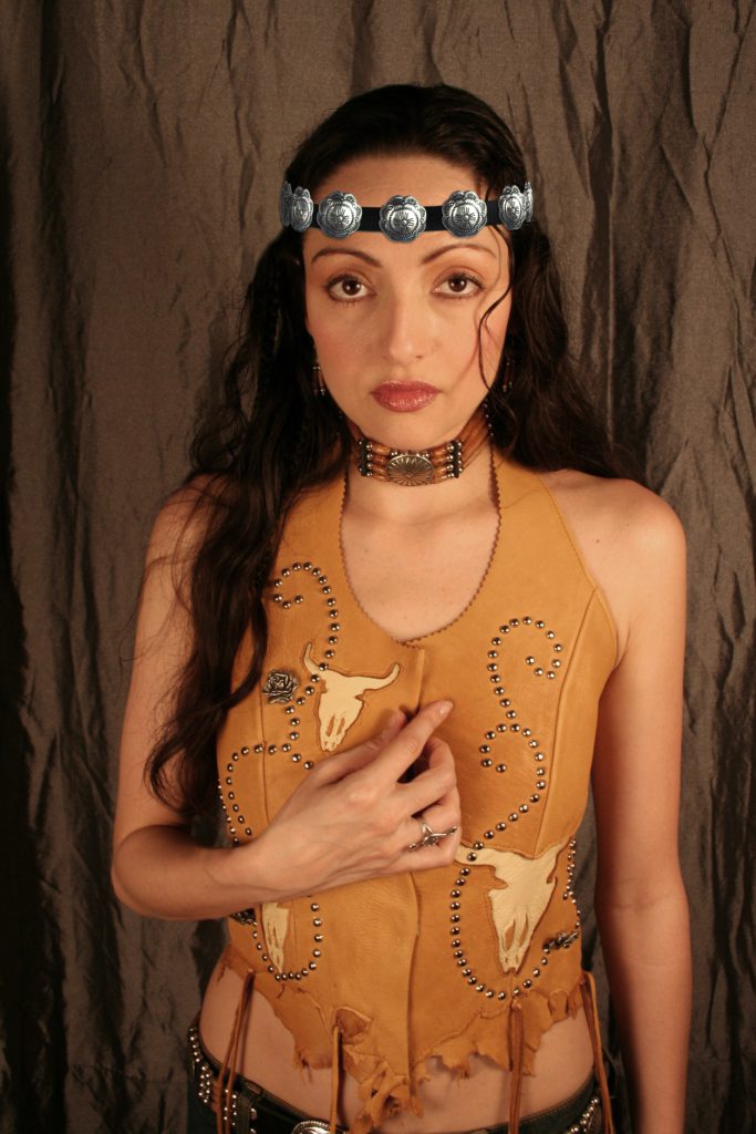 Leather Headbands with Our Special Conchos and Genuine Leather