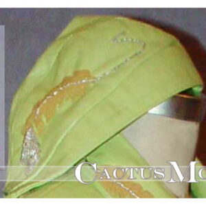 Women's Leather Beaded Skull Caps