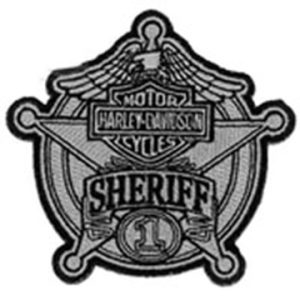 Harley Davidson Sheriff Original Embroidered Harley Davidson patch
