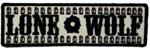 Lone Wolf Patch With Bullets biker tab patch heat seal backing