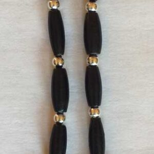 Long Feather Earrings black, white or brown tea | Cactus Mountain